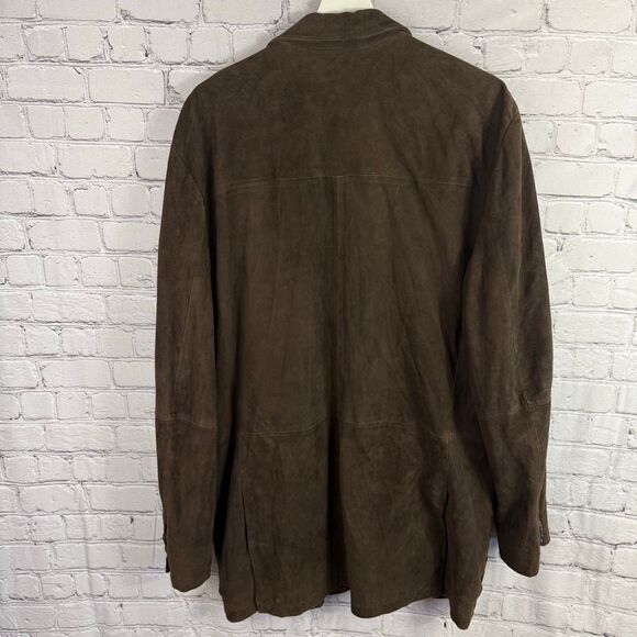 Brooks Brothers 365 Brown Suede Sports Coat Blazer Size XL - Picture 6 of 11